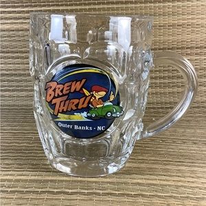Brew Thru Outer Banks North Carolina Beer Mug Nags Head Kitty Hawk NC RARE